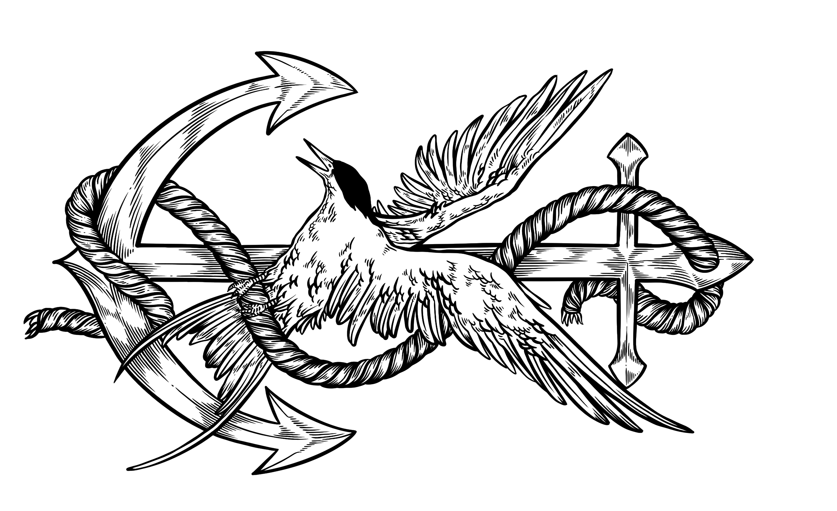 Anchor Tattoo Designs - Browse Now! (33 Ideas) | Inkbox™, image size:1690x2740