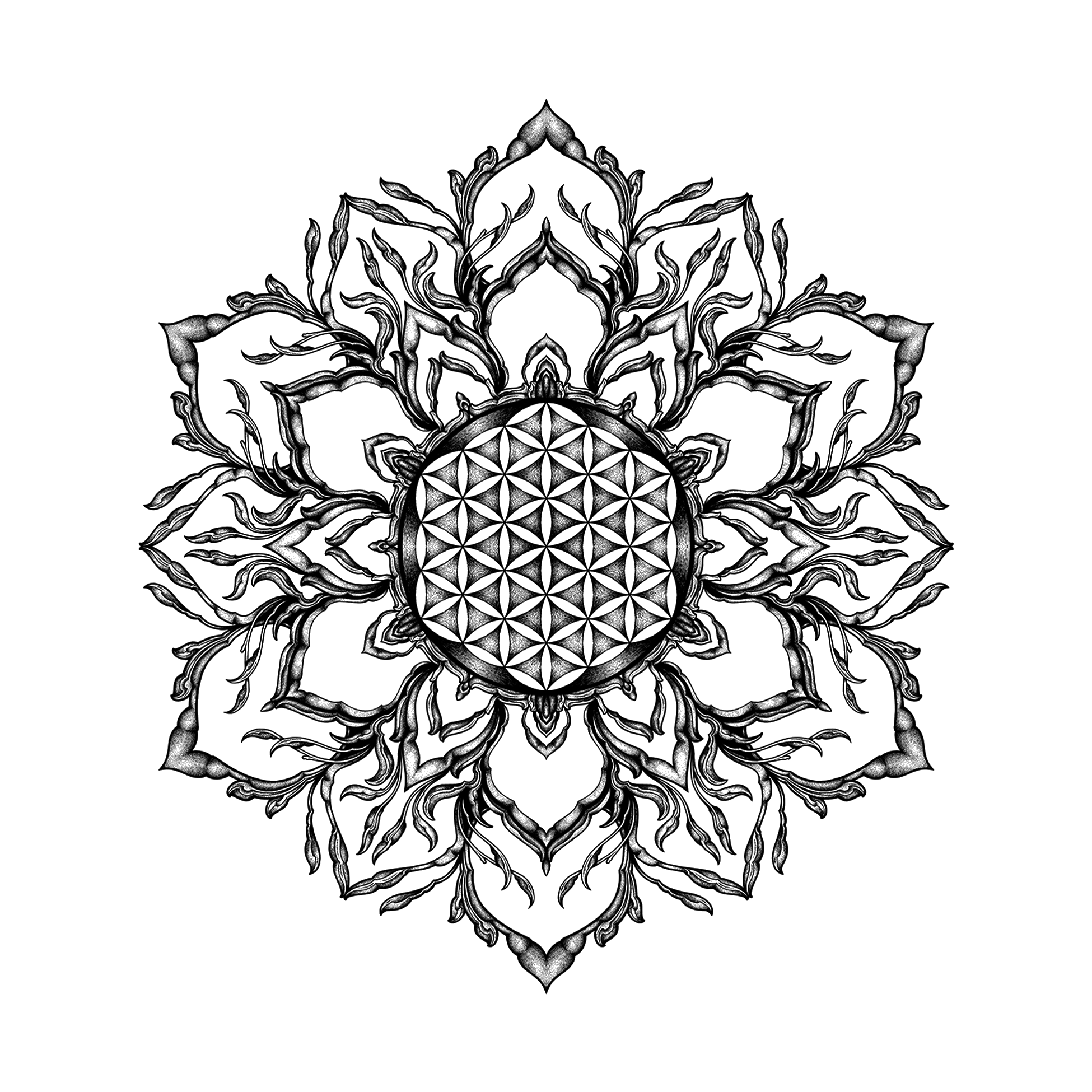 Flower of Life, image size:1990x1990