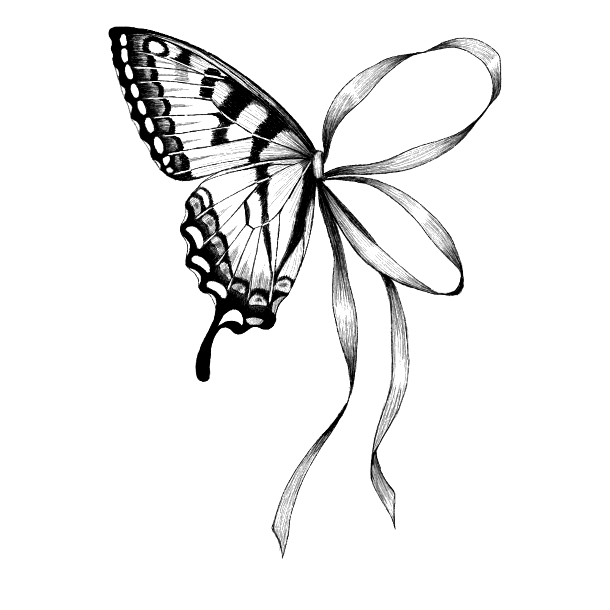 Stunning Butterfly Tattoos on the Back