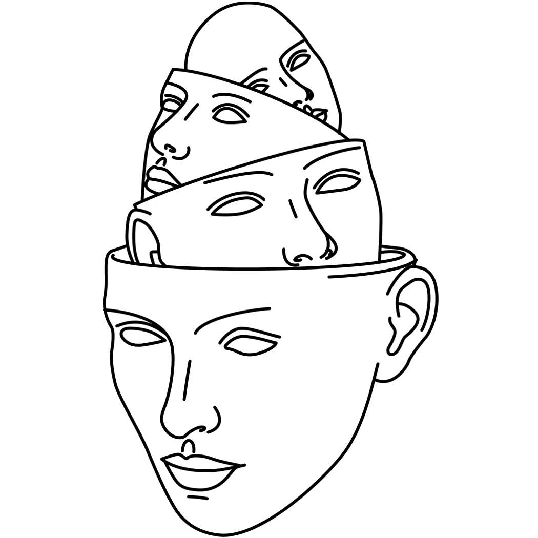 Layered Thoughts SemiPermanent Tattoo. Lasts 12 weeks. Painless and