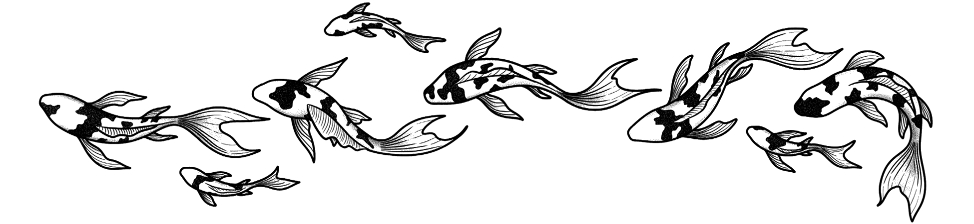 Koi Fish Tattoo Collection | Inkbox (51 Ideas) | Inkbox™, image size:490x1990
