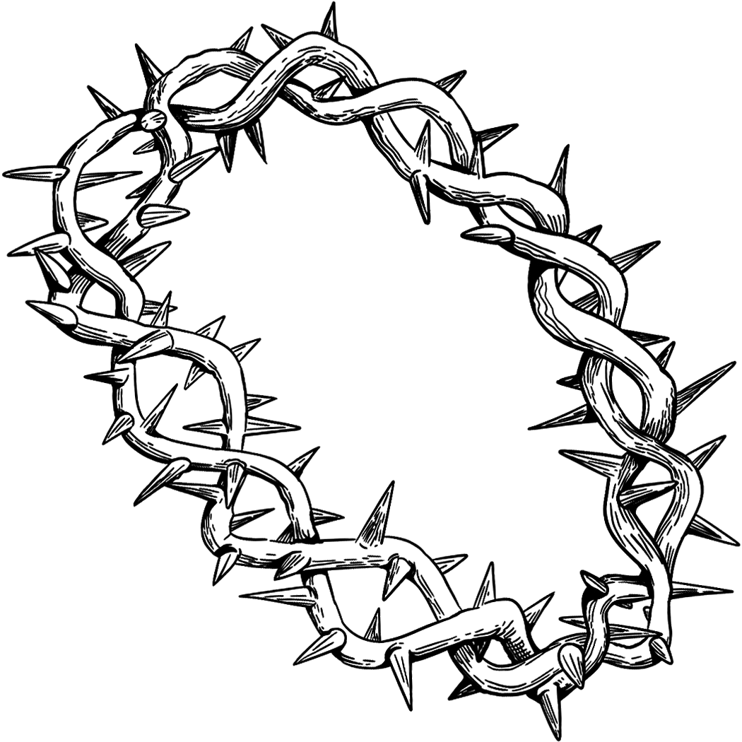 Crown of Thorns Ink: Tattoo Listings (18 Ideas) | Inkbox™, image size:1090x1090