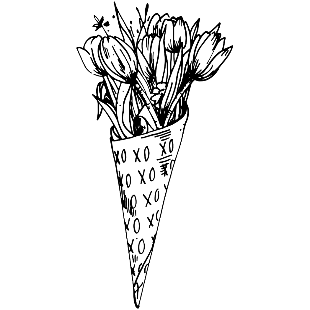 Fresh Bouquet SemiPermanent Tattoo. Lasts 12 weeks. Painless and easy