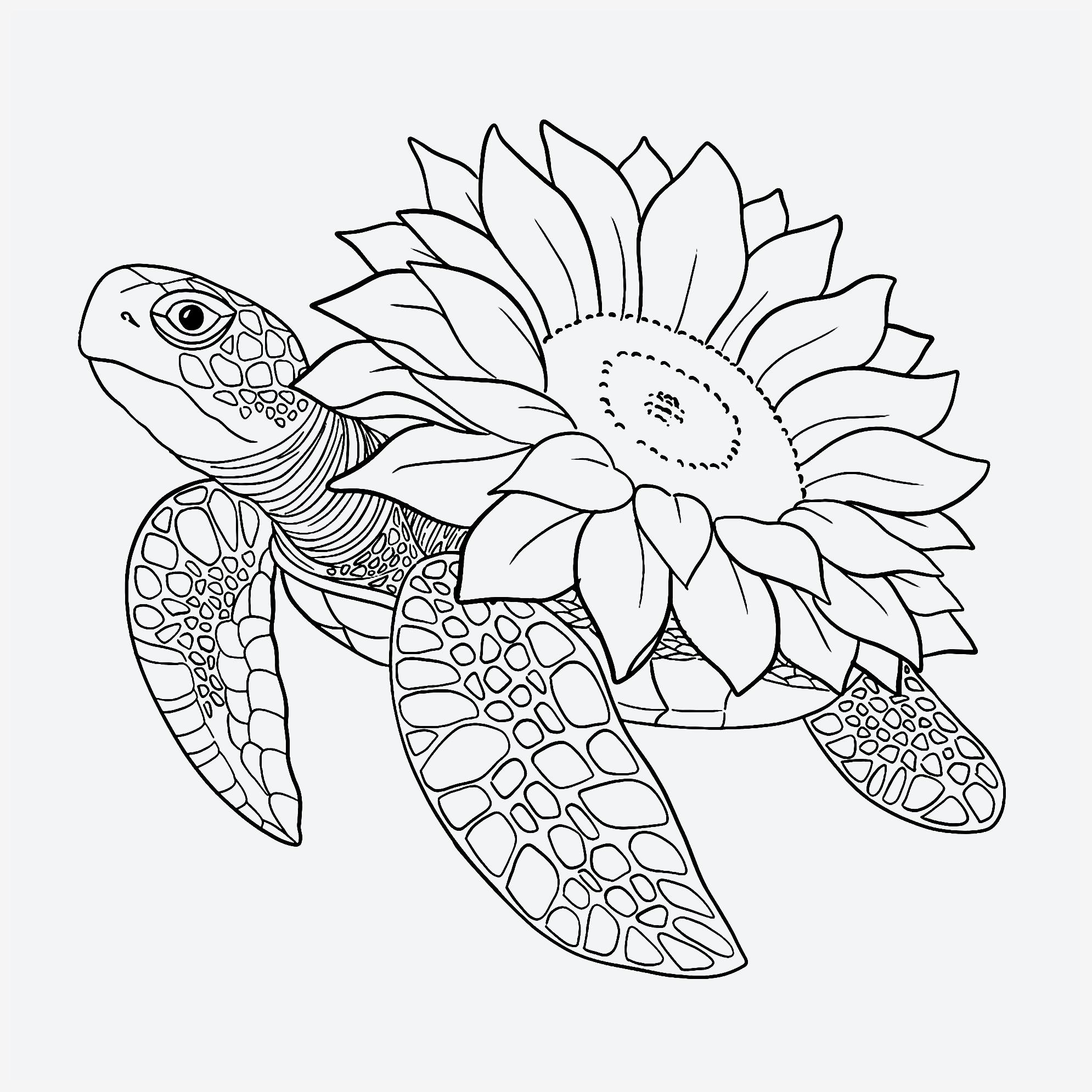 Sunflower Sea Turtle