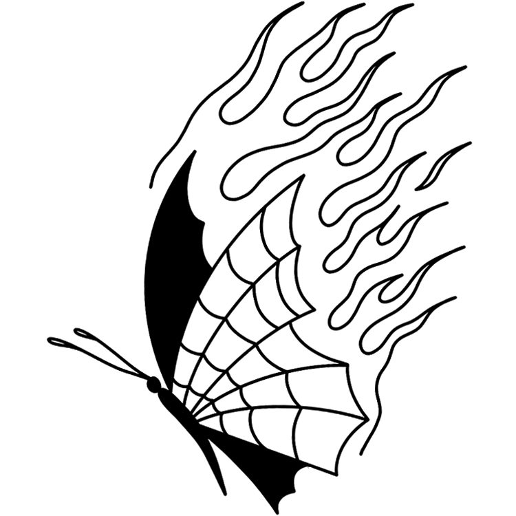 Blaze of Glory SemiPermanent Tattoo. Lasts 12 weeks. Painless and