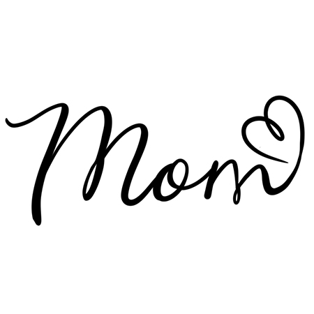 Love I Mother Tattoo In Billy Angel Font - Love Mother Tattoo, HD Png  Download , Transparent Png Image - PNGitem