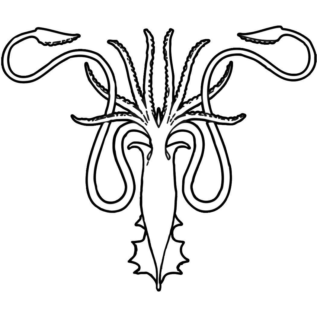 House Greyjoy Sigil Tattoo SemiPermanent Tattoos by Inkbox™
