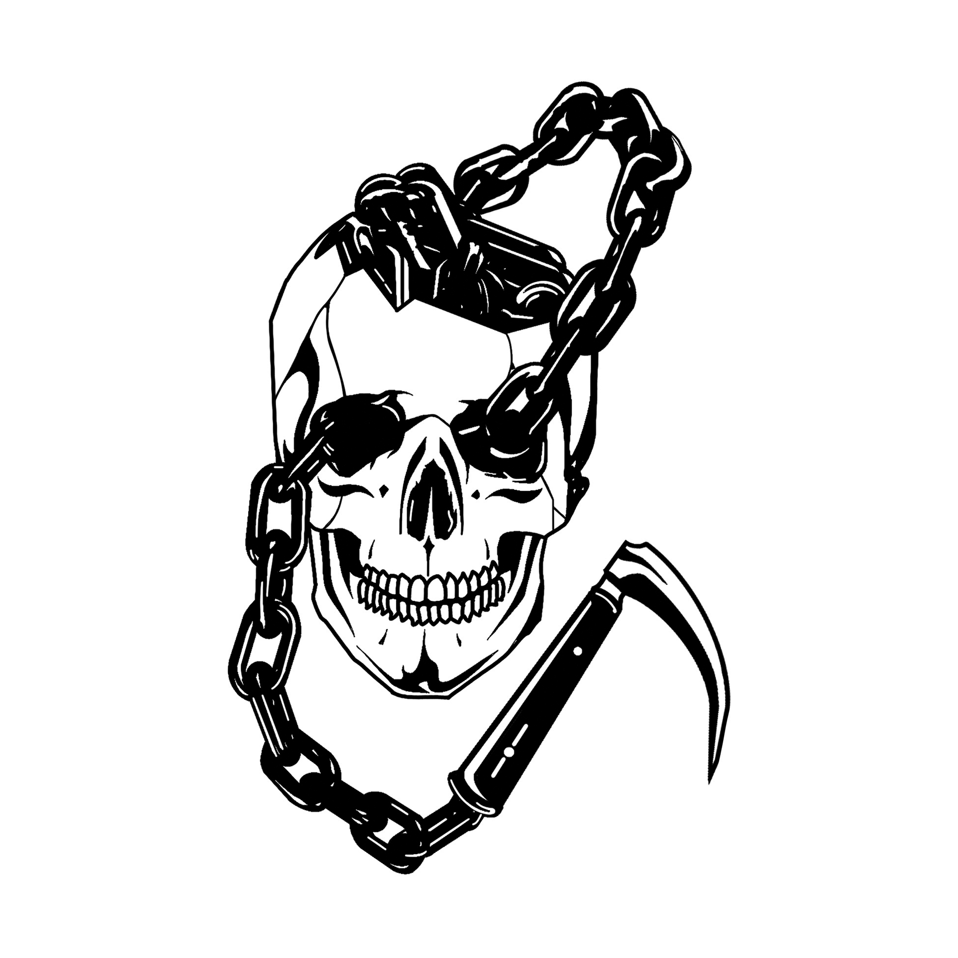 Skull Reaper Semi-Permanent Lasts 1-2 Painless and