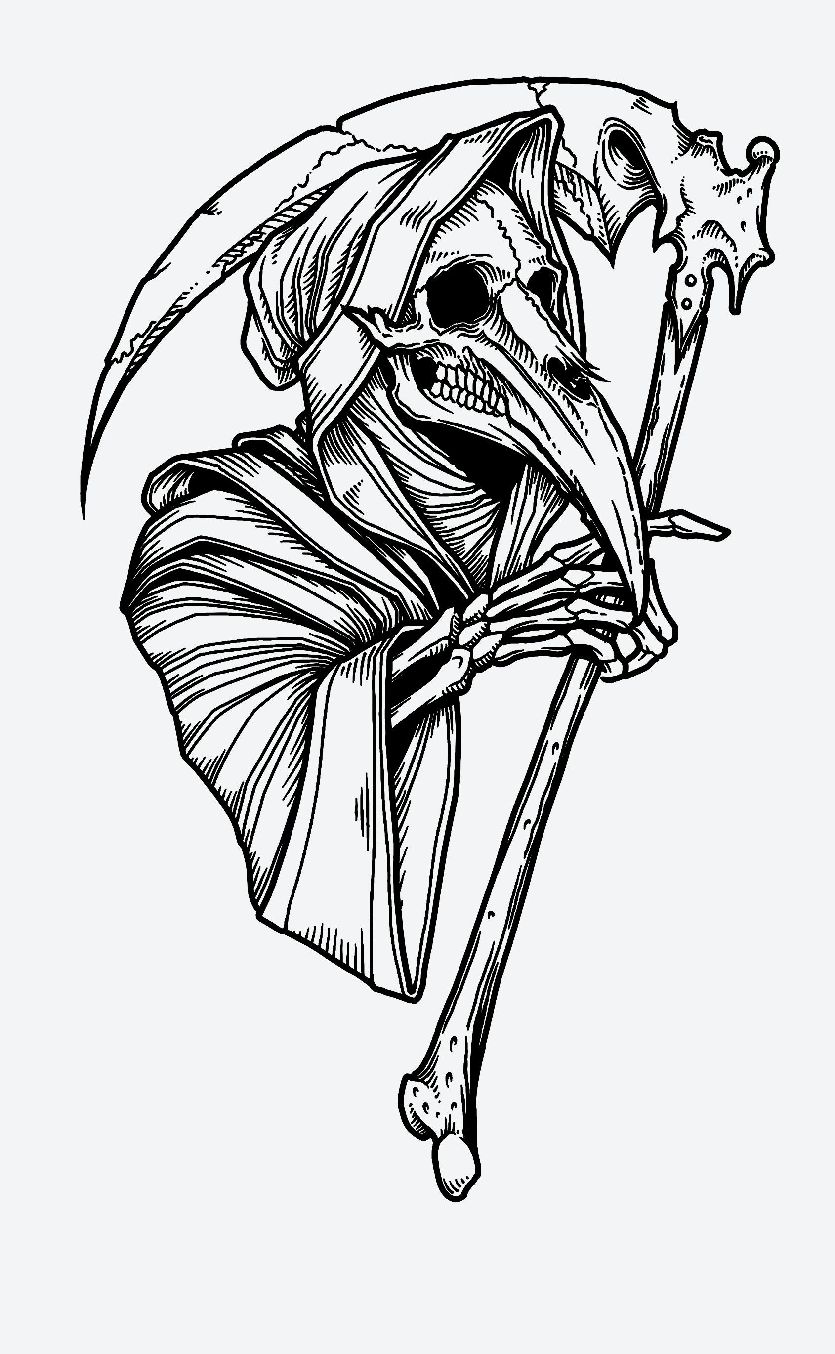 Grim Reaper Tattoos: Mystical Ink Designs (28 Ideas) | Inkbox™ grim-reaper-tattoos-mystical-ink-designs-28-ideas-inkbox