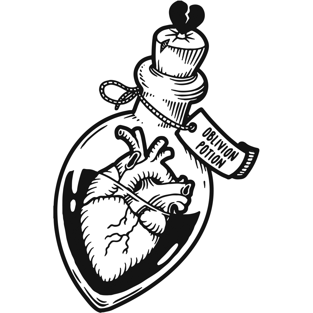 Oblivion Potion SemiPermanent Tattoo. Lasts 12 weeks. Painless and