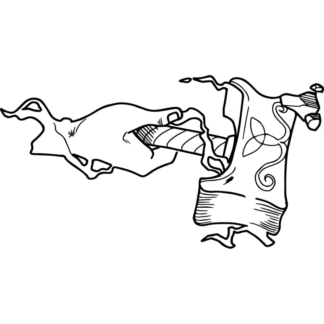 Hammer of the Gods SemiPermanent Tattoo. Lasts 12 weeks. Painless and