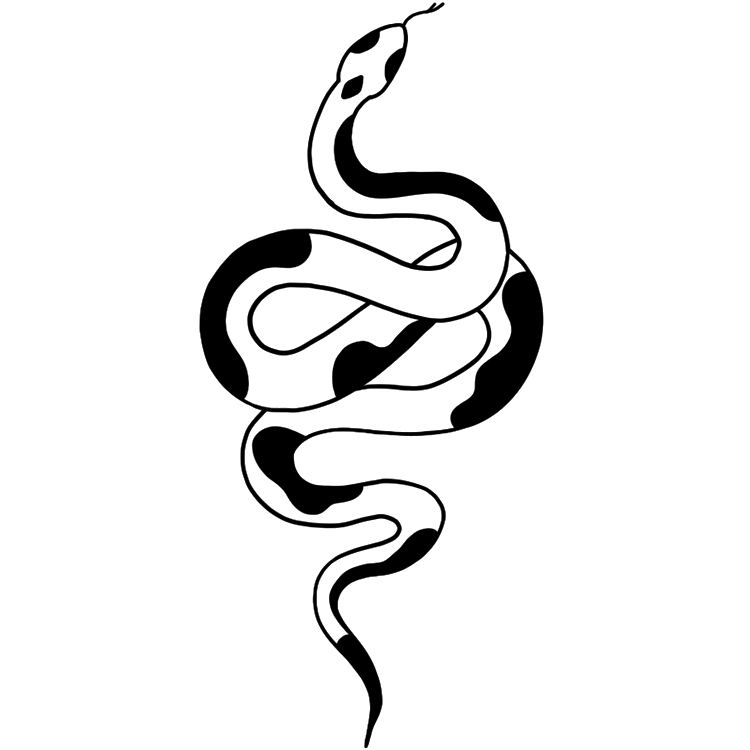 Cow Snake Tattoo - Semi-Permanent Tattoos by Inkbox™