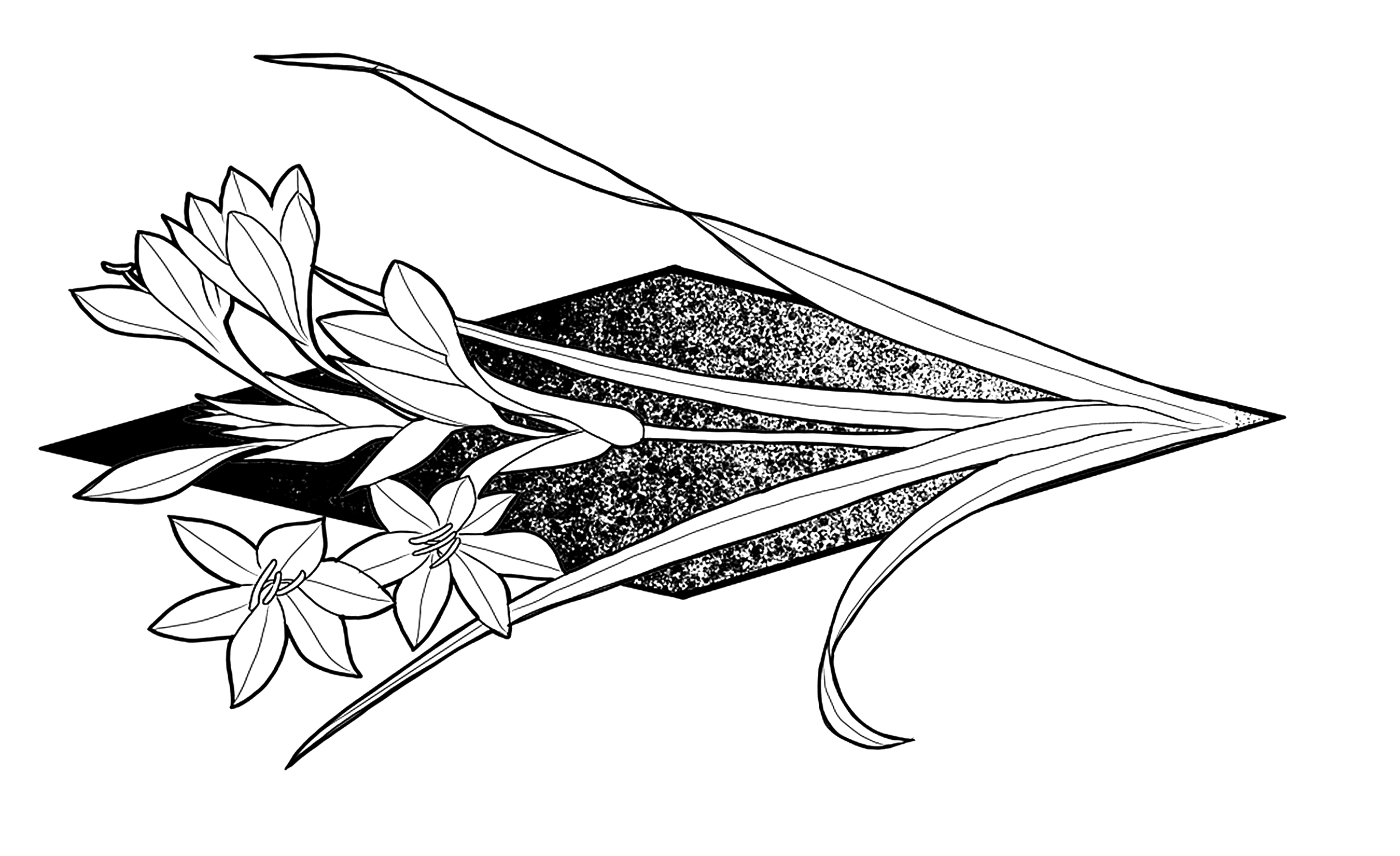 Lily of Life SemiPermanent Tattoo. Lasts 12 weeks. Painless and easy