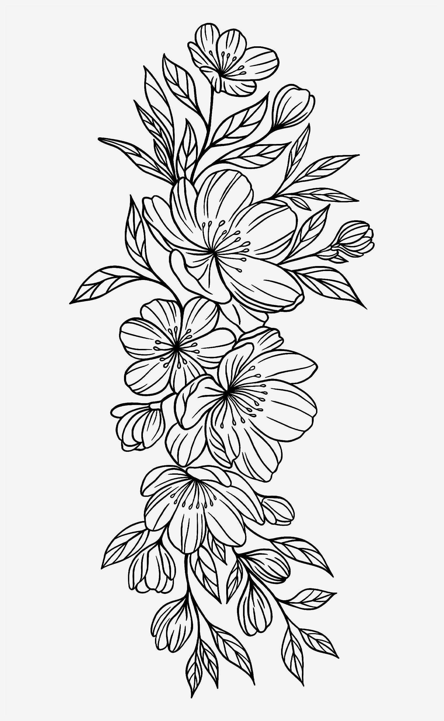 Beautiful Japanese Flower Tattoos to Inspire You