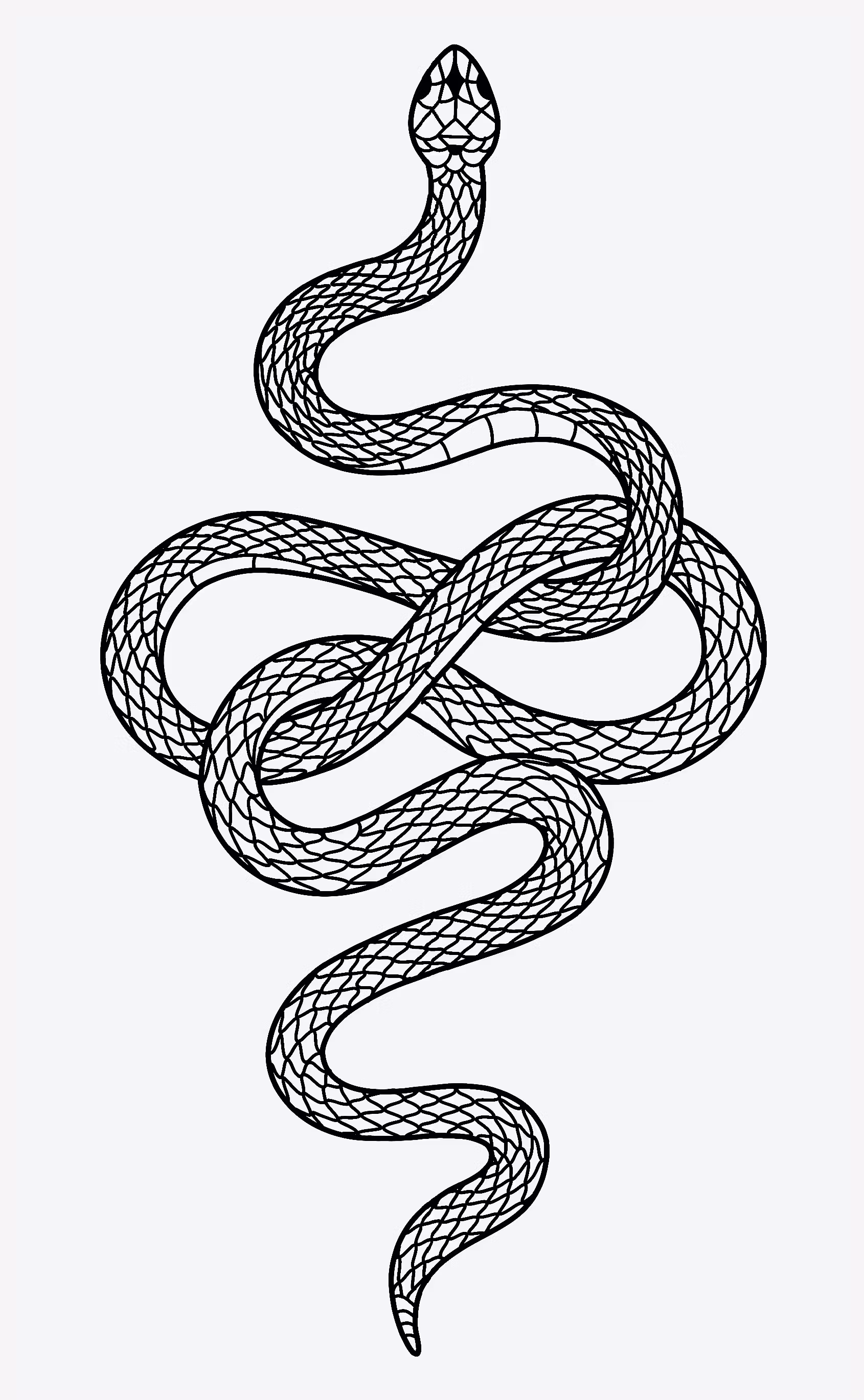 Spine Tattoos for Women: Snake Elegance Unveiled