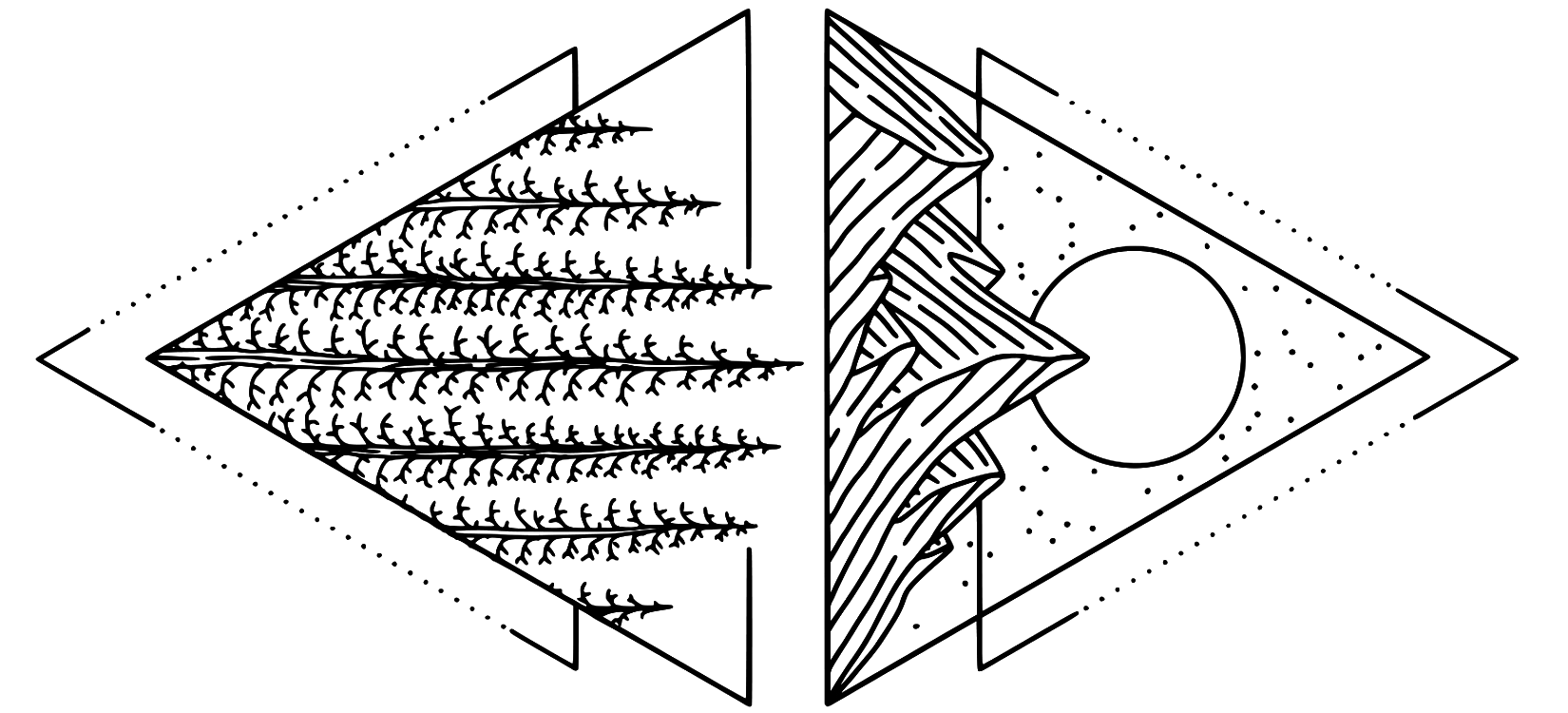 Find Your Dream triangle Tattoos! (111) - Page 1 | Inkbox™, image size:790x1690