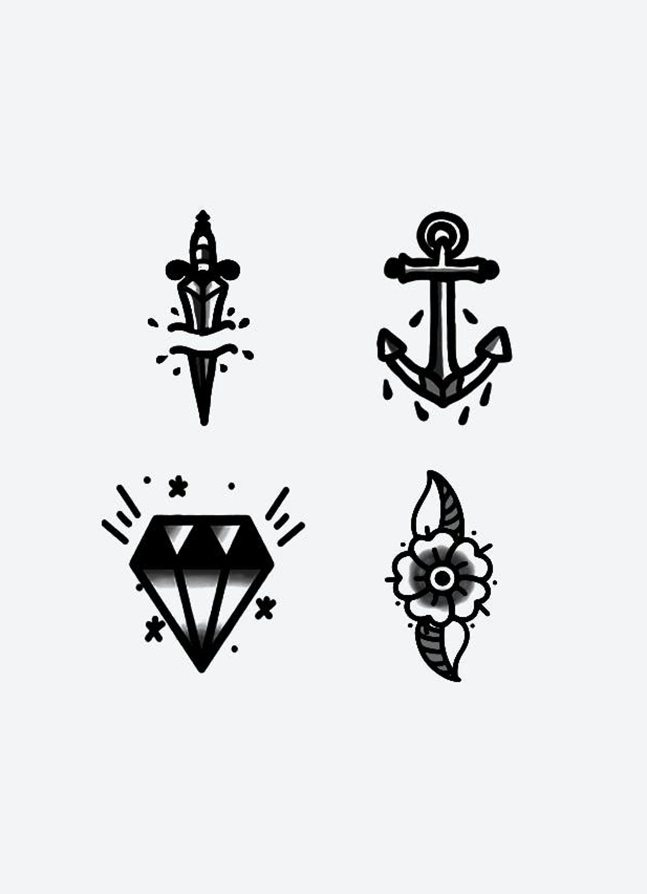 Make old school style tattoo design by Hopersonx