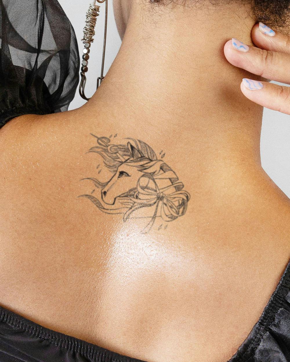 Heaven on Earth  Medium Semi-Permanent Tattoo. Lasts 1-2 weeks