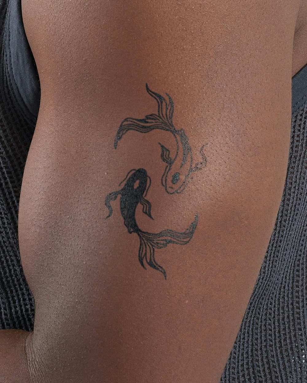 Koi Fish Tattoo Design for Pisces Lovers