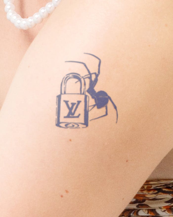 Louis Vuitton Logo Tattoo