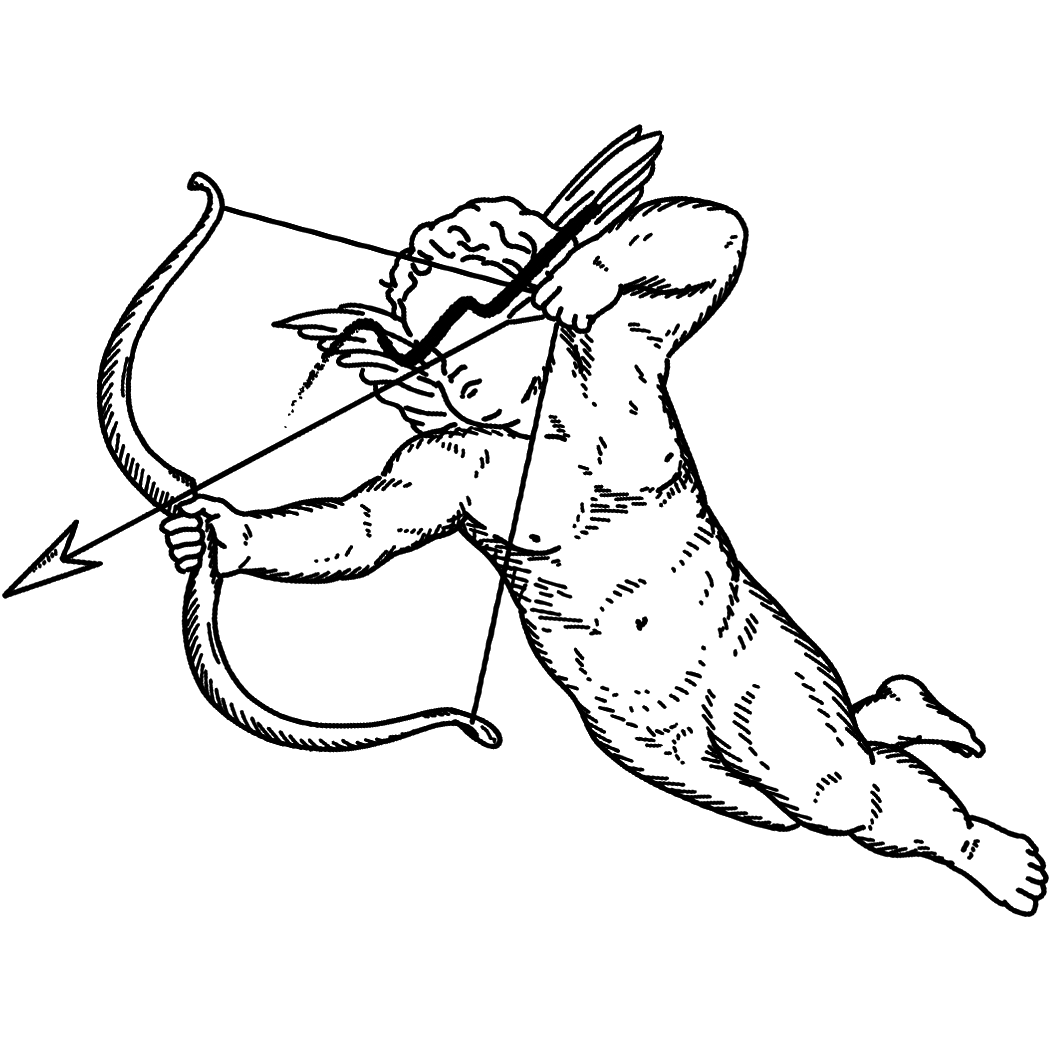 Cupid Tattoo Designs: Love-Inspired Ink (38 Ideas) | Inkbox™, image size:1090x1090