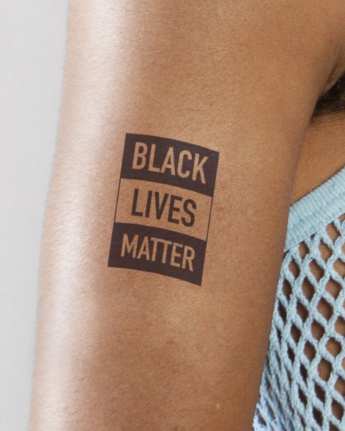 Black Lives Matter Tattoo SemiPermanent Tattoos by inkbox™ Inkbox™