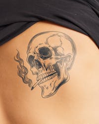 Smoking Skull
