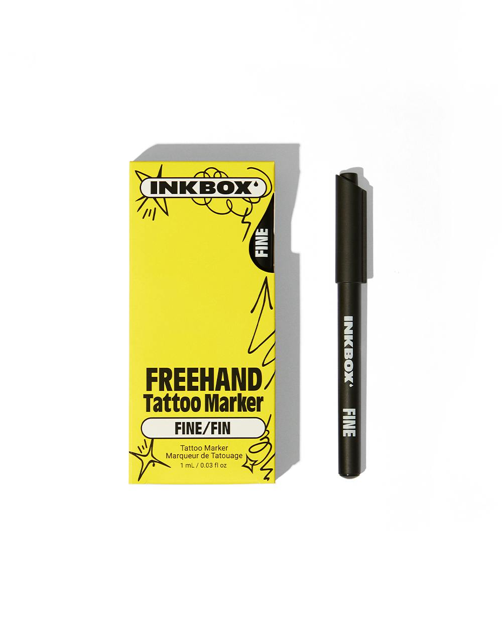 Fine Tip Marker Semi-Permanent Tattoo. Lasts 1-2 weeks. Painless and easy  to apply. Organic ink. Browse more or create your own., Inkbox™