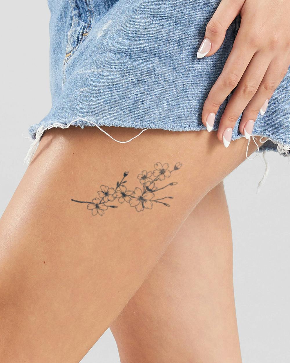 Cherry Blossom Tattoos - Blooming Beauty (59 Ideas)