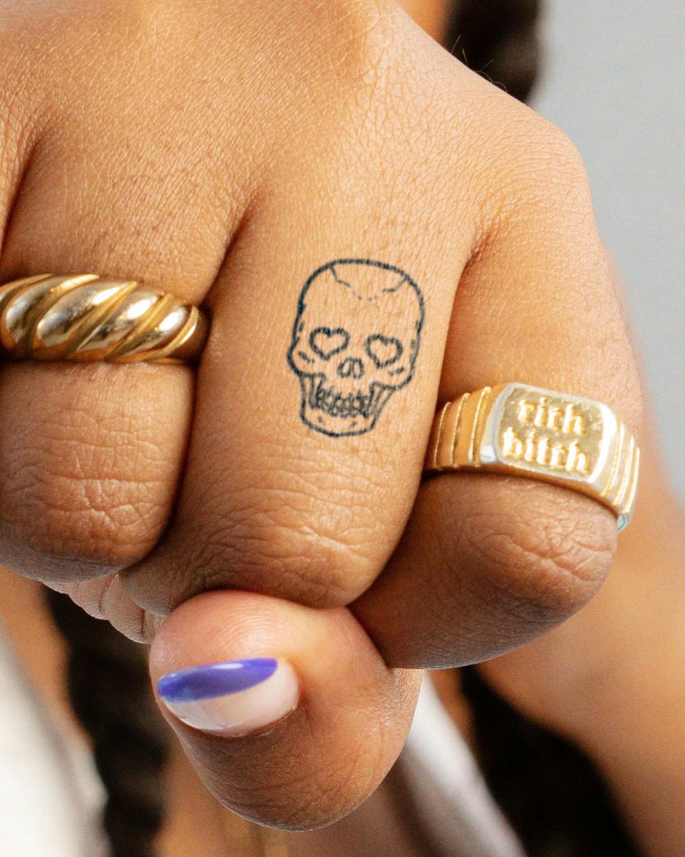 20 Cool Skeleton Hand Tattoo Ideas & Meaning  Skeleton hand tattoo,  Sharpie tattoos, Hand tattoos