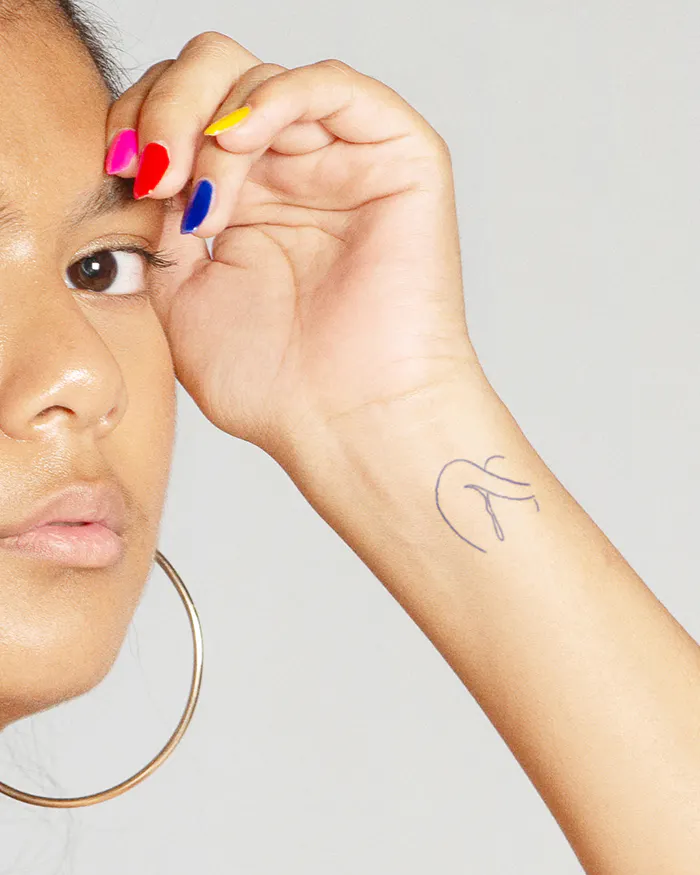 Quiet Poem Tattoo Semi Permanent Tattoos By Inkbox Trade Inkbox