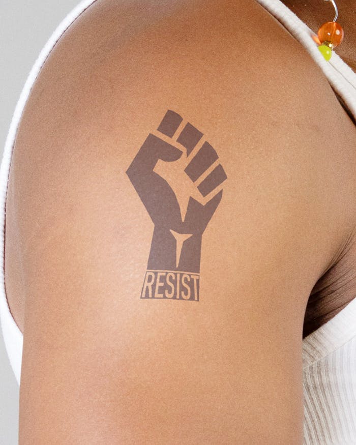 Resistance Tattoo SemiPermanent Tattoos by inkbox™ Inkbox™