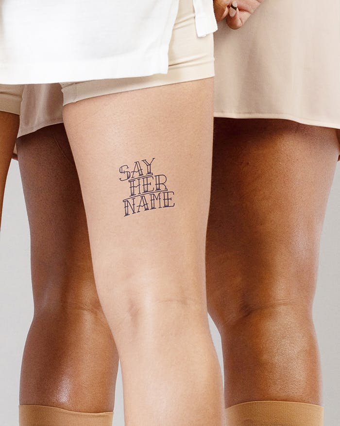 Say Her Name Tattoo Semi Permanent Tattoos By Inkbox Trade Inkbox Say Her Name Tattoo Semi Permanent Tattoos By Inkbox Trade Inkbox