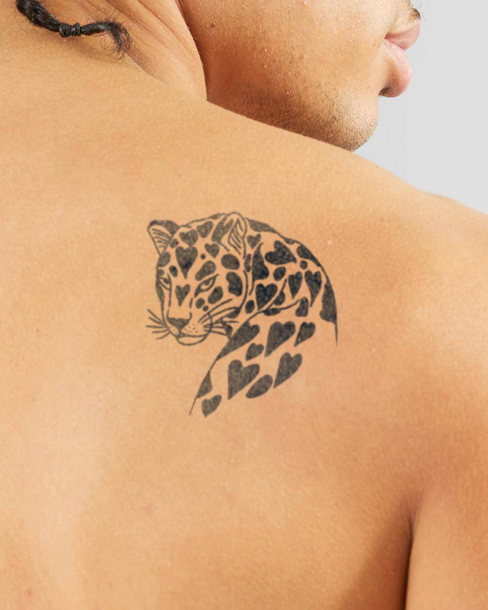 2 Sheets Half Arm Temporary Tattoos -waterproof Fake Tattoos With Realistic  Tribal Panther Black Leopard Animal Body Art For Men Women Cute Leg Sleeve