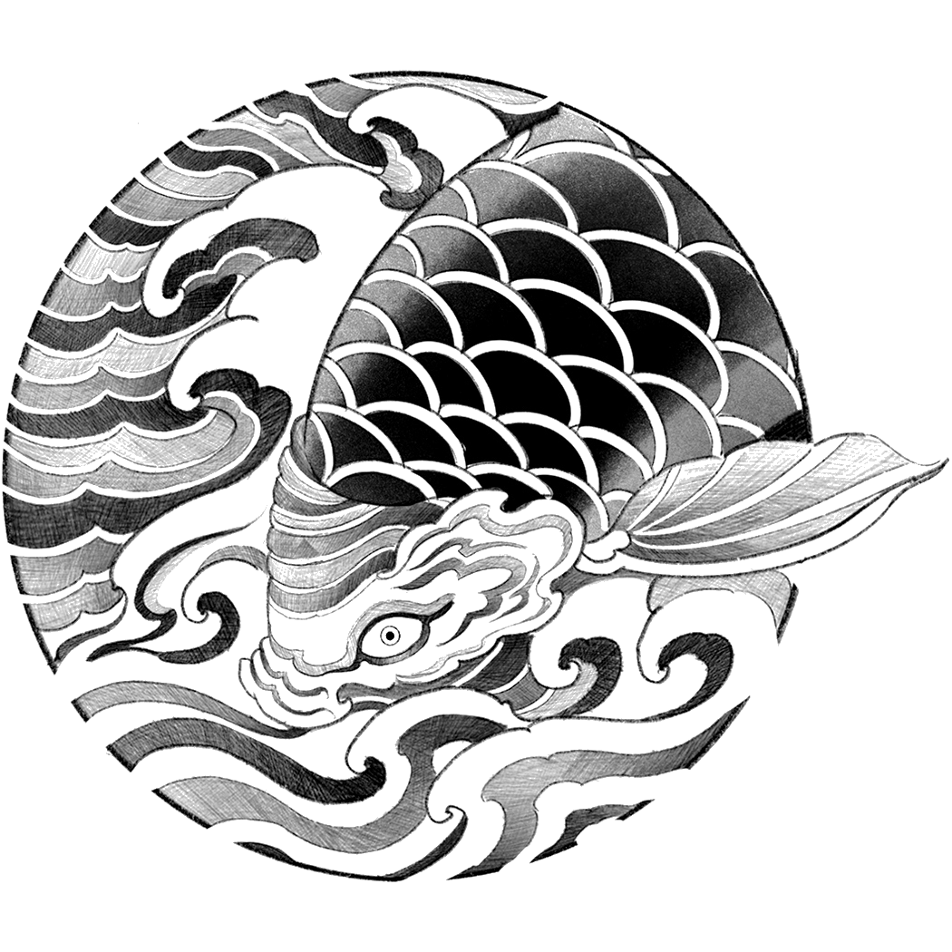 Koi Fish Thigh Tattoos: Serene \u0026 Bold (25 Ideas) | Inkbox™, image size:1090x1090