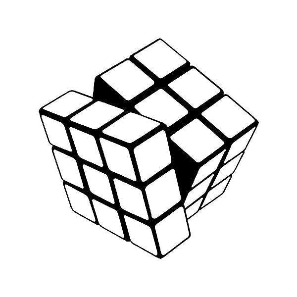 Magic Cube Tattoo - Semi-Permanent Tattoos by inkbox™ - Inkbox™