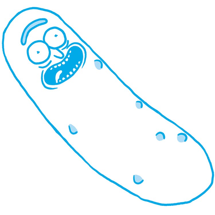 Pickle Rick Coloring Pickle Rick Coloring