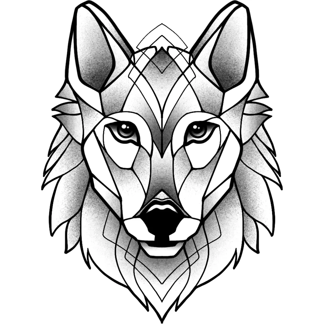 Solitarius Lupus Tattoo - Semi-Permanent Tattoos by Inkbox™