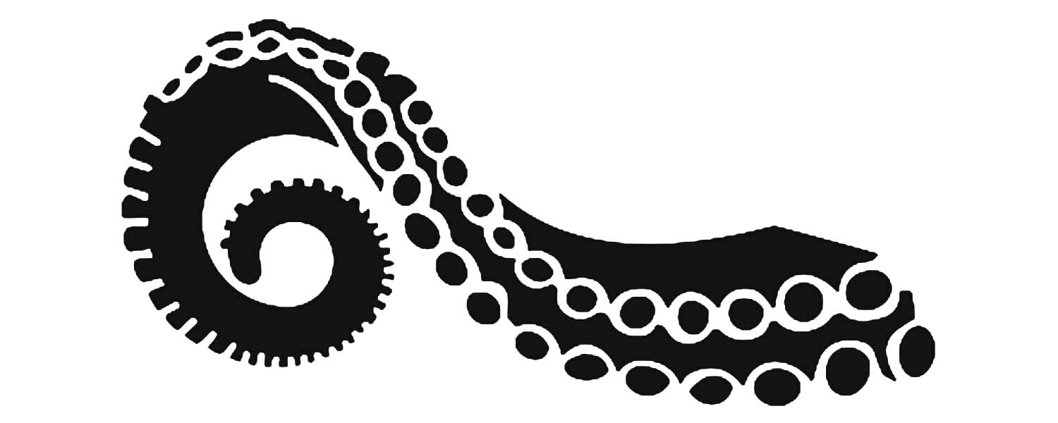 Realistic Octopus Tattoo Design Stencil – Tattoobnb, image size:640x1540