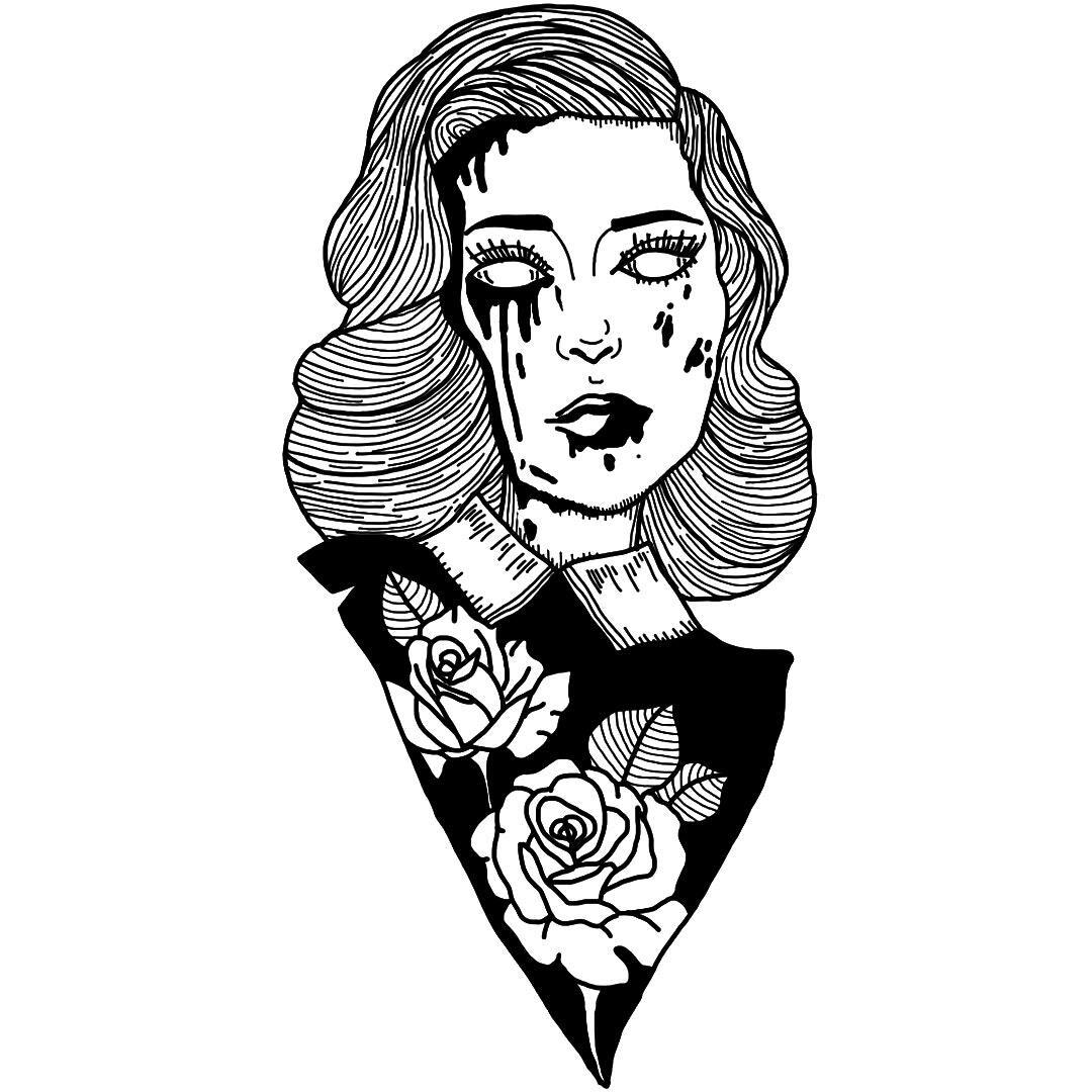 Death Becomes Her Tattoo - Semi-Permanent Tattoos by inkbox™ | Inkbox ...