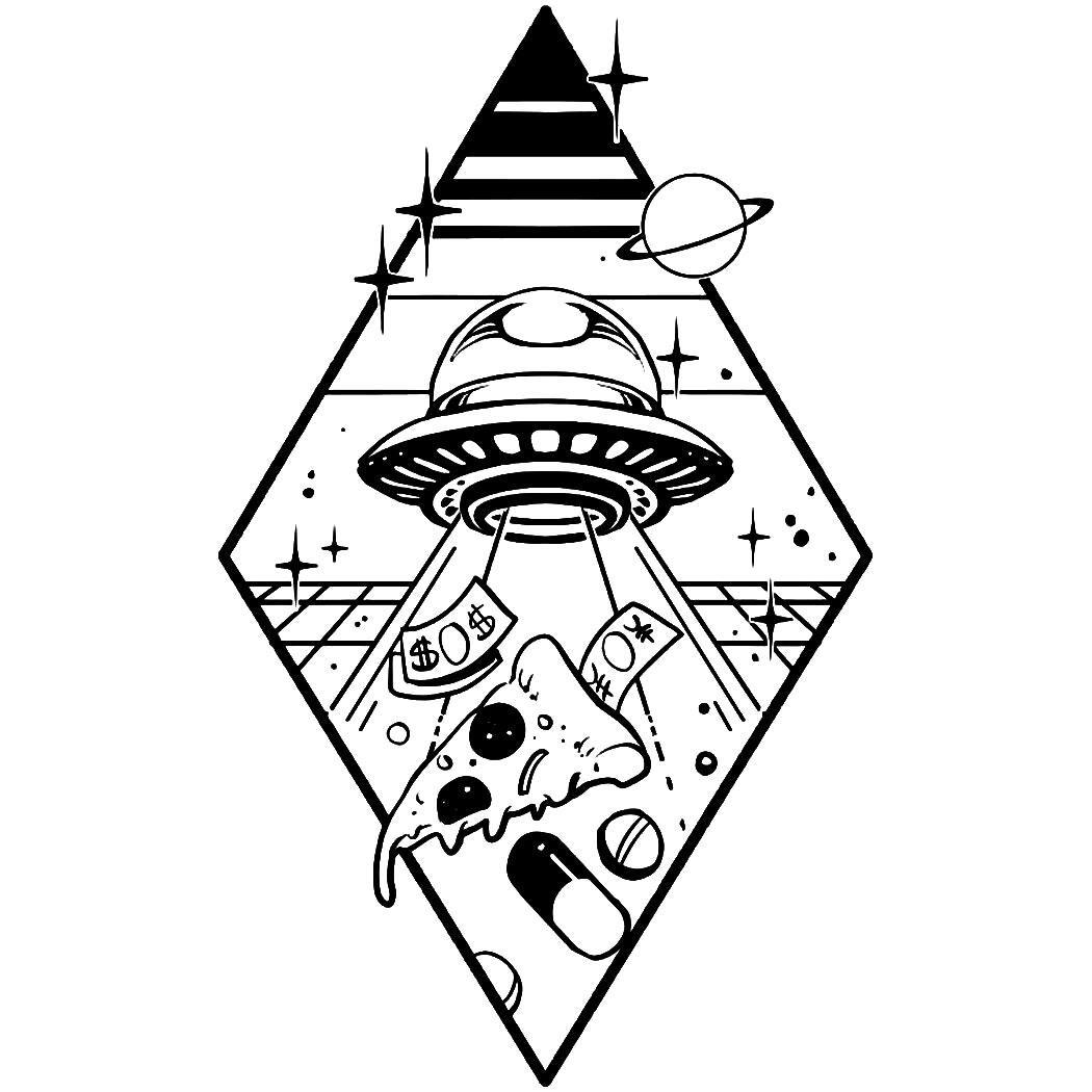 Abduct Us Tattoo - Semi-Permanent Tattoos by inkbox™ | Inkbox™ | Semi ...