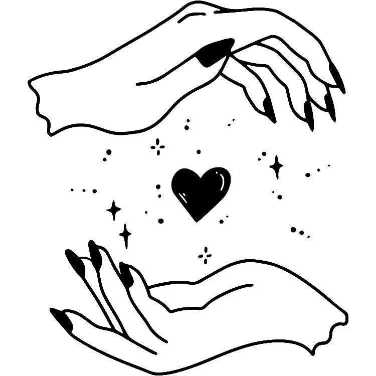 Handful of Heart Tattoo - Semi-Permanent Tattoos by Inkbox™